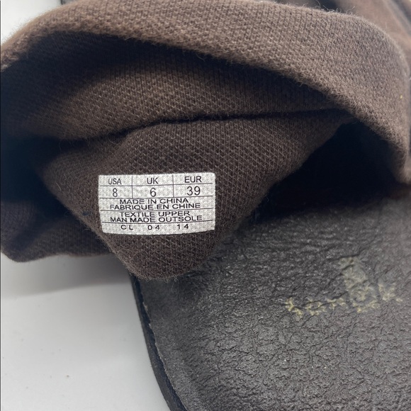 Sanuk Yoga Sling Brown Thong Comfort Foam Slingback Sandals Women’s Size 8 - Picture 6 of 6